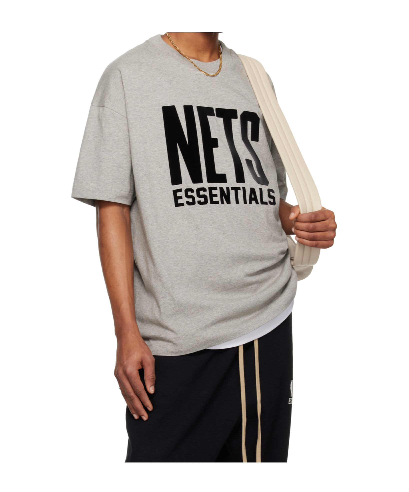 Essentials X Nba Brooklyn T-shirt In Brown