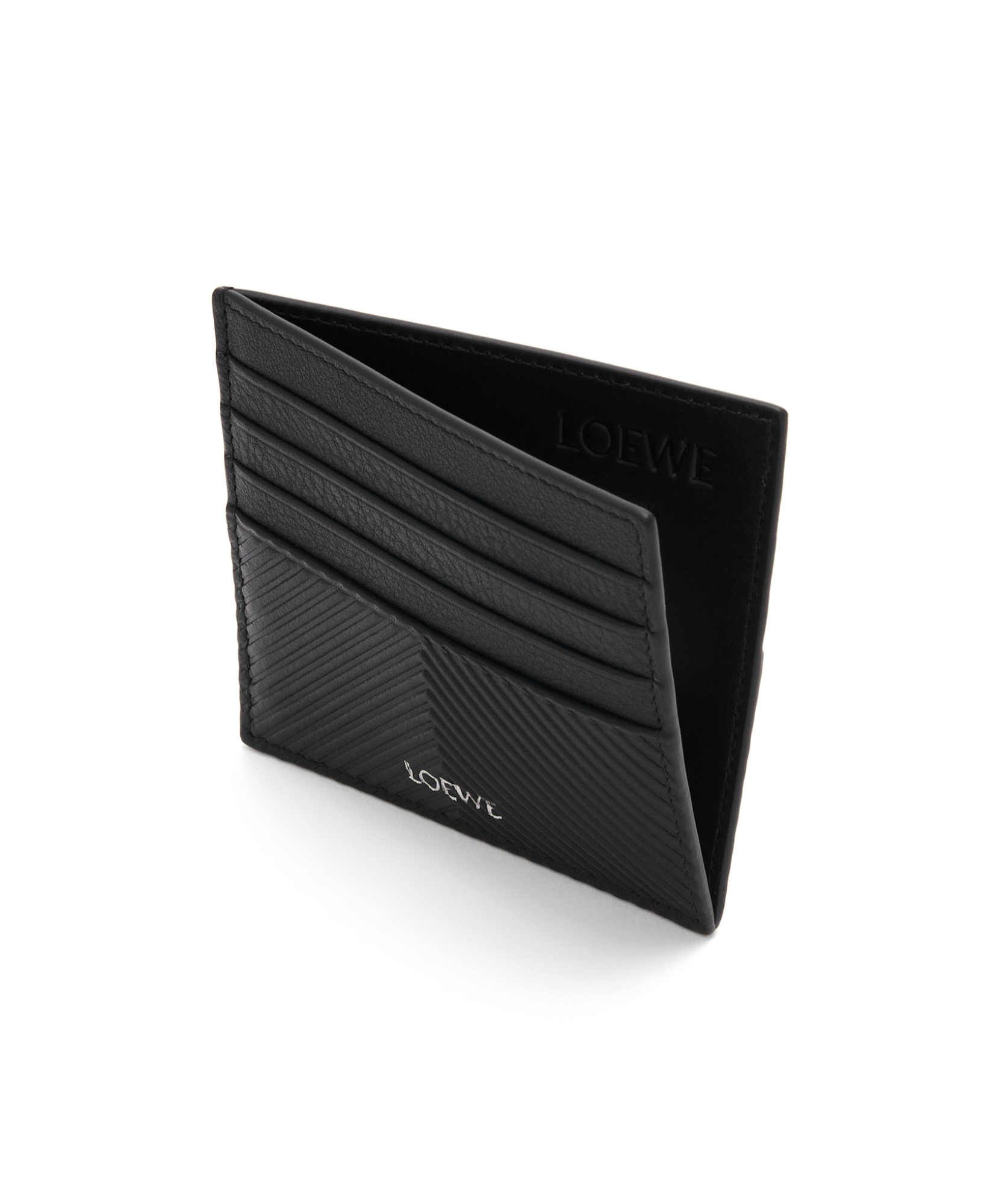 Loewe Open Cardholder Stamped In Black