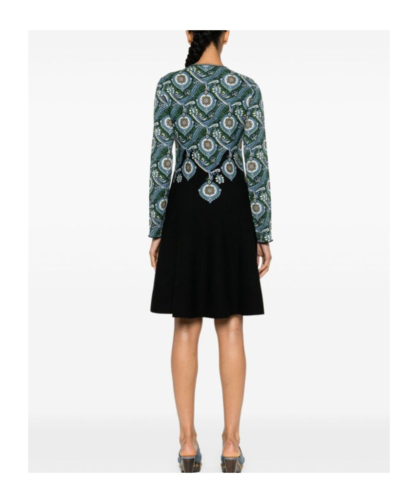 ETRO LONG-SLEEVED PRINTED DRESS 