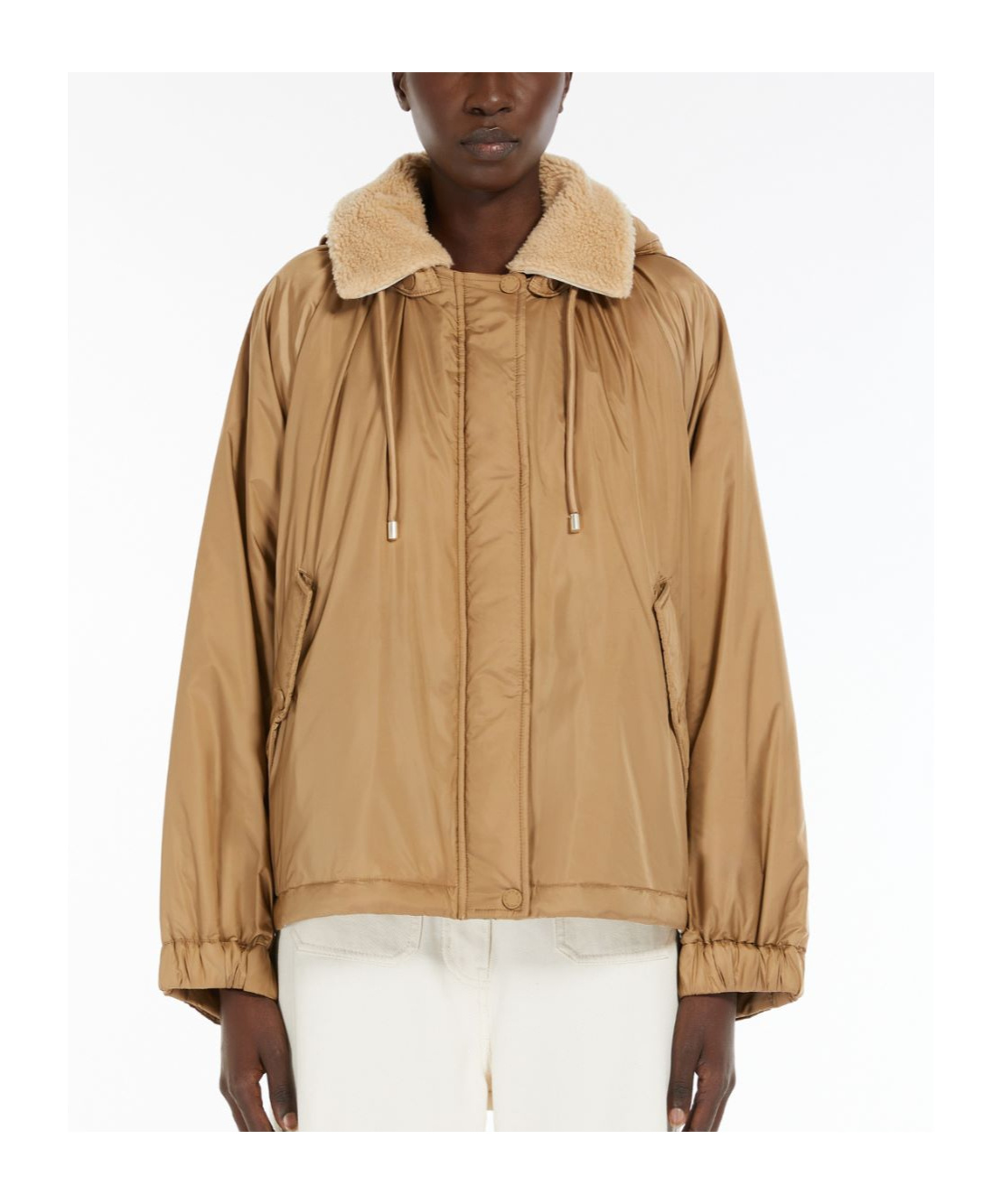 Weekend Max Mara Arles Jacket In Nude