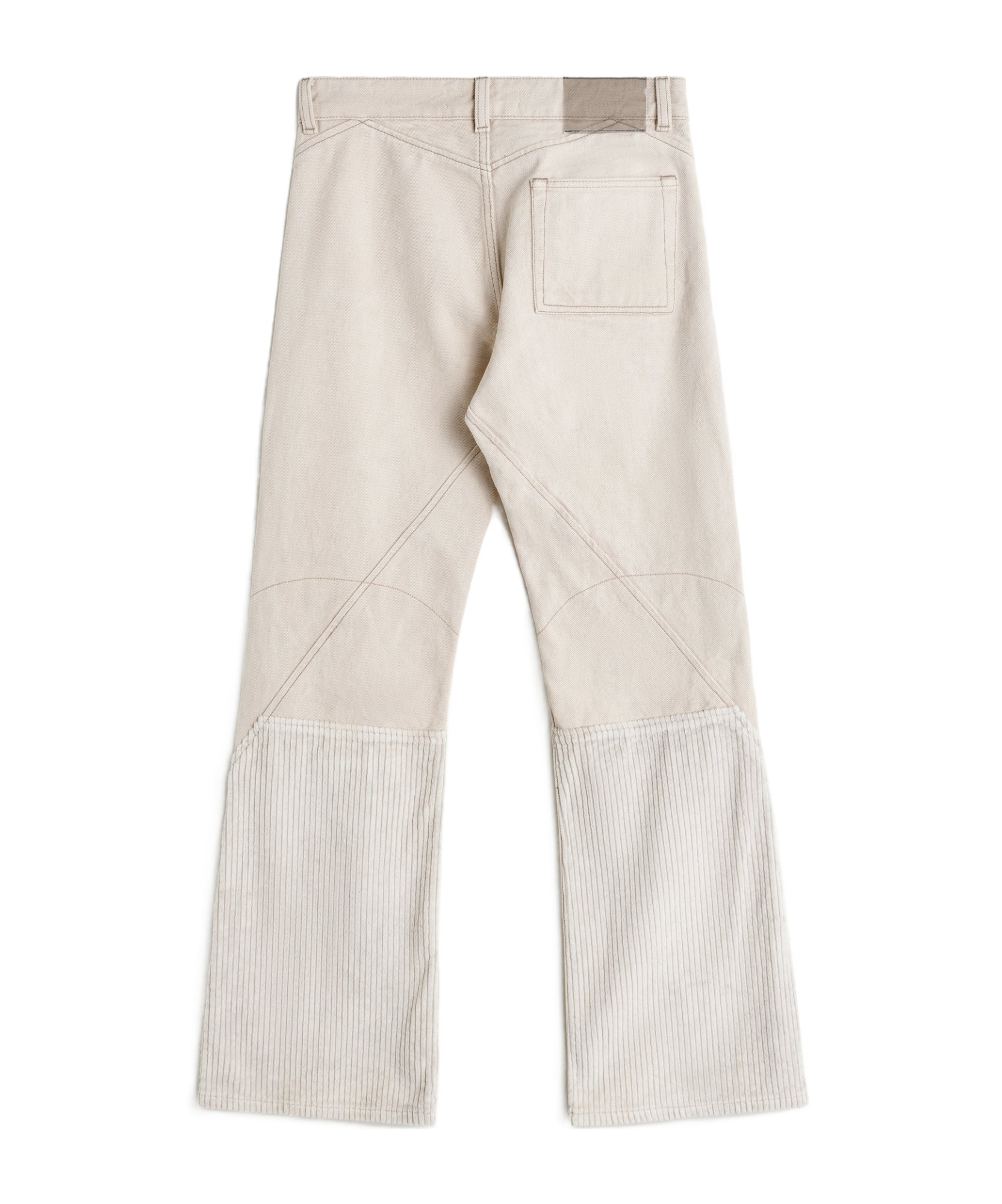 Our Legacy Moto Cut Straight-leg Jeans In White