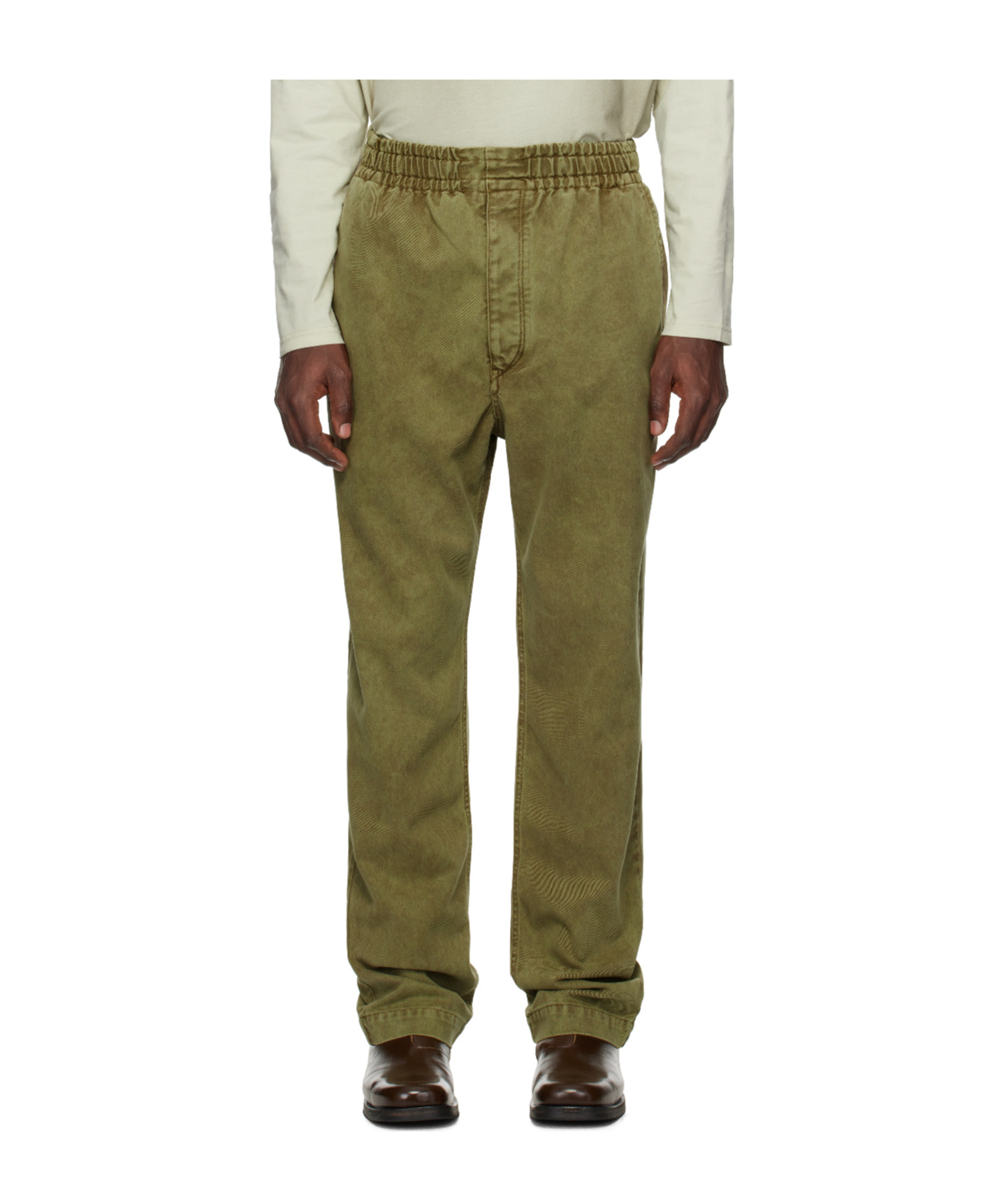 Isabel Marant Khaki Timeo Jeans In Green