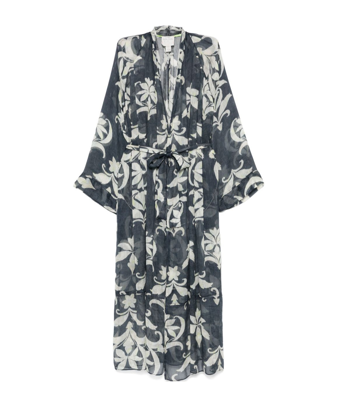 Forte Forte Printed Linen And Silk Gown