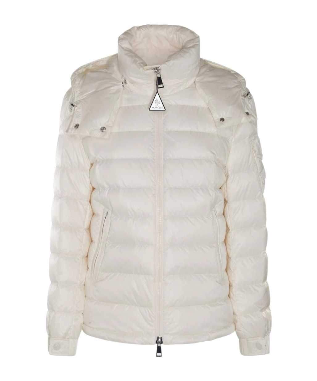Moncler Long-sleeved Down Jacket In White