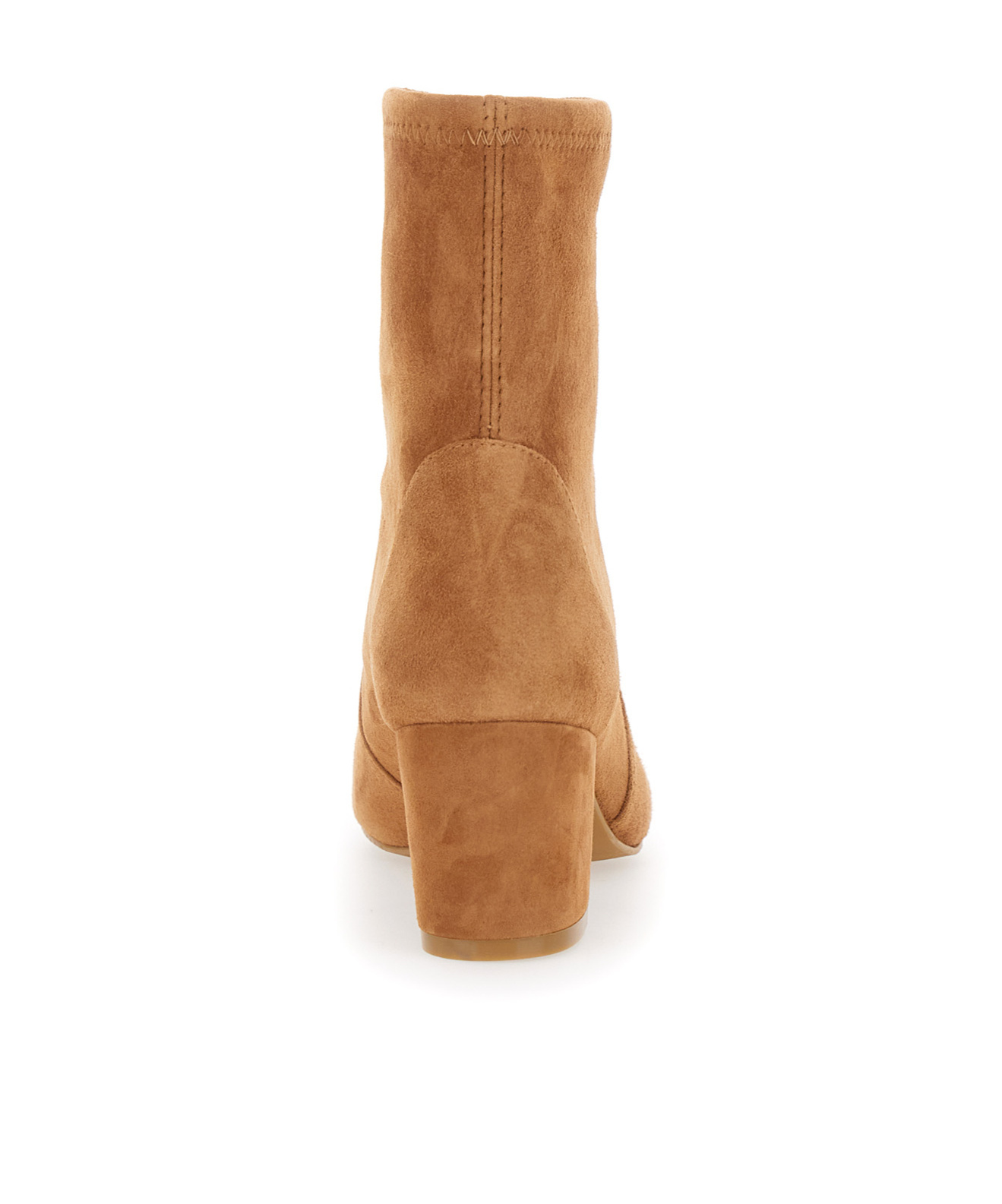 Stuart Weitzman 'yuliana' Beige Ankle Boots With Medium Block Heel In Ecoleather Woman