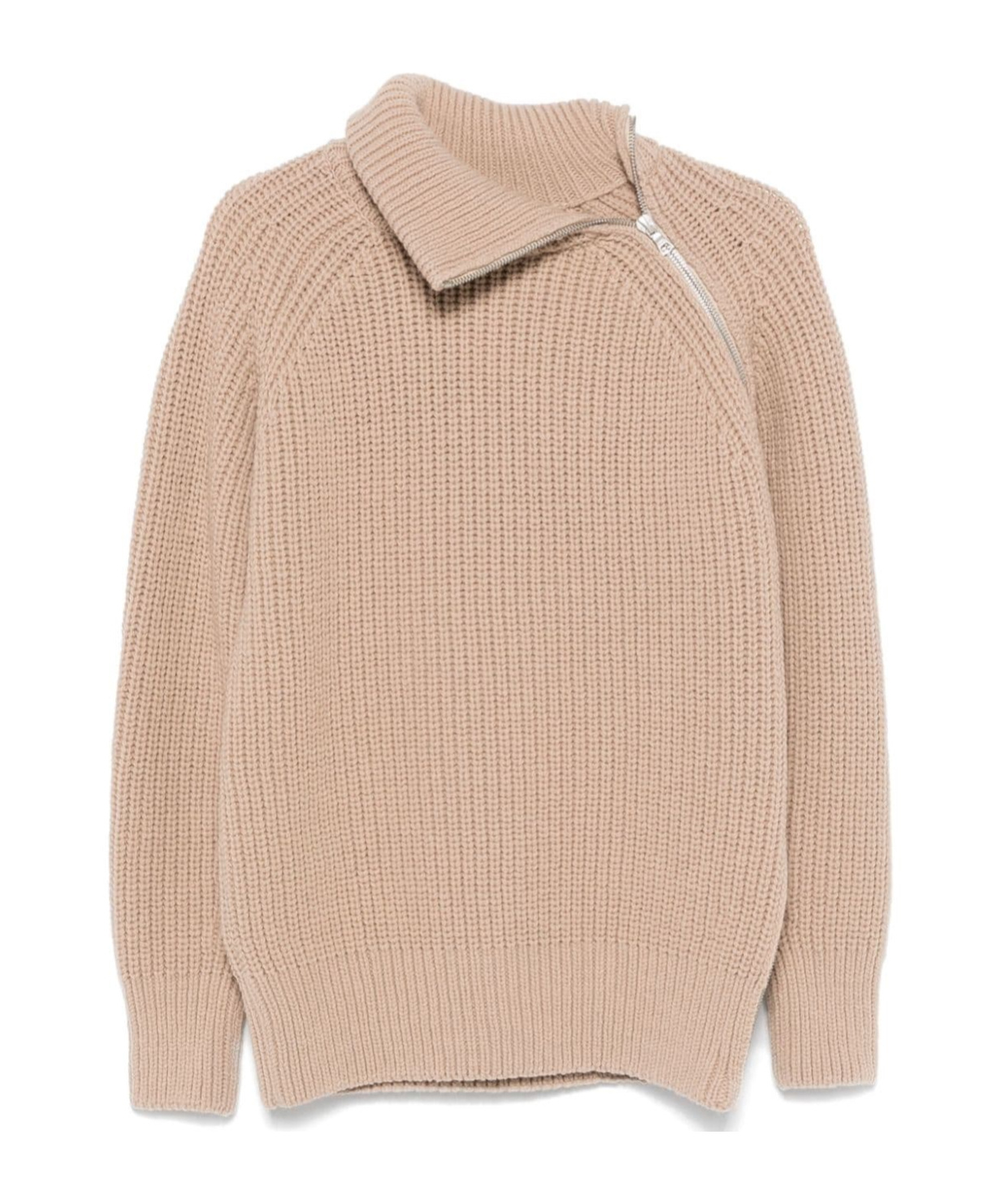 Shop Dries Van Noten Long-sleeved Sweater In Nude