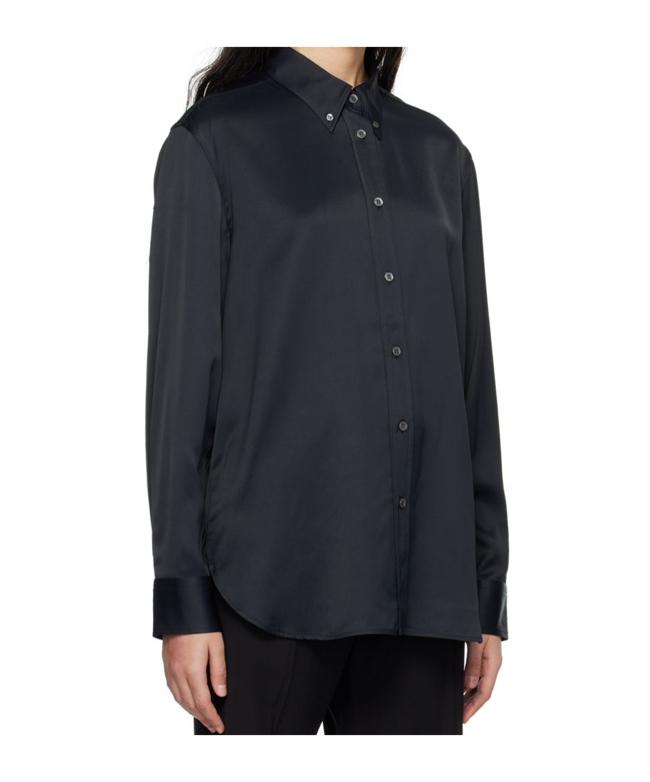 Studio Nicholson Long Sleeve Shirt In Black
