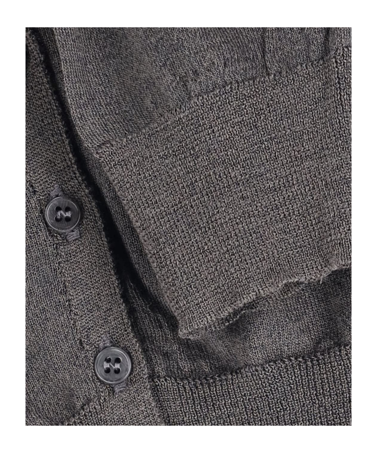 Paloma Wool Long-sleeved Knitted Sweater With Round Neckline In Gray