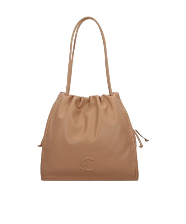 Shop Coccinelle Logo-embossed Tote Bag In Brown