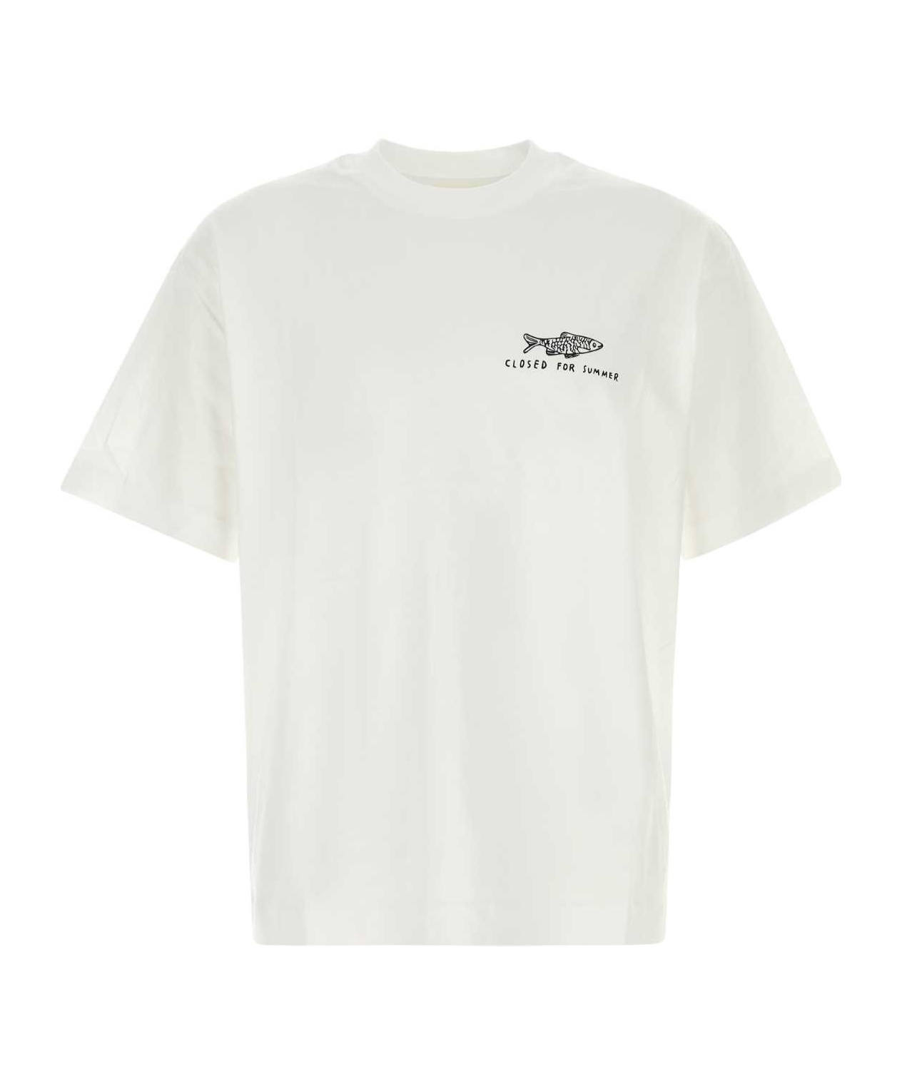 Closed Printed T-shirt In White
