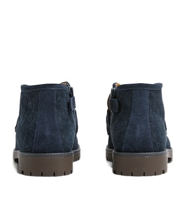 Gucci Horsebit Leather Boot In Blue