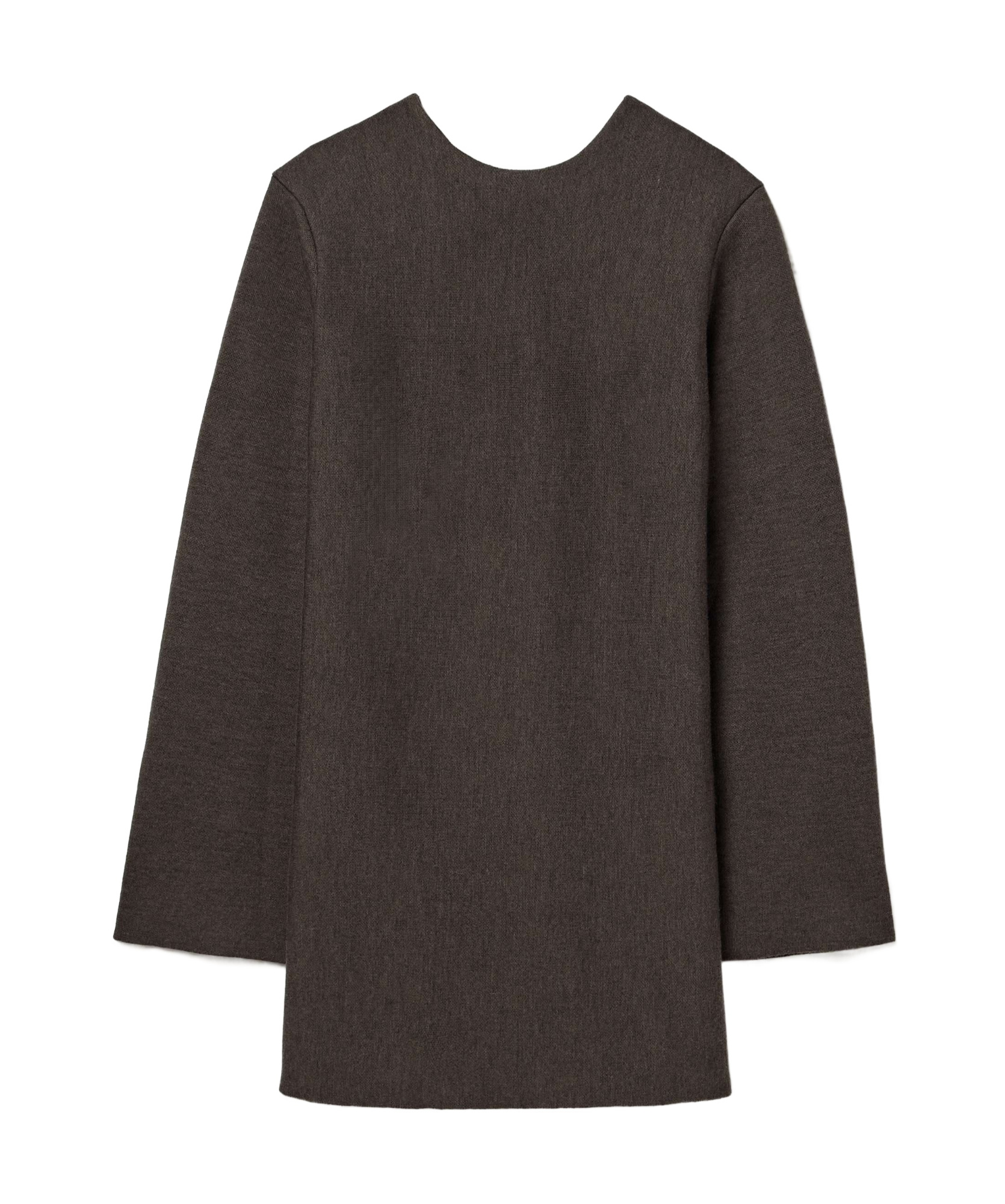 Khaite Elle Mini Dress In Brown