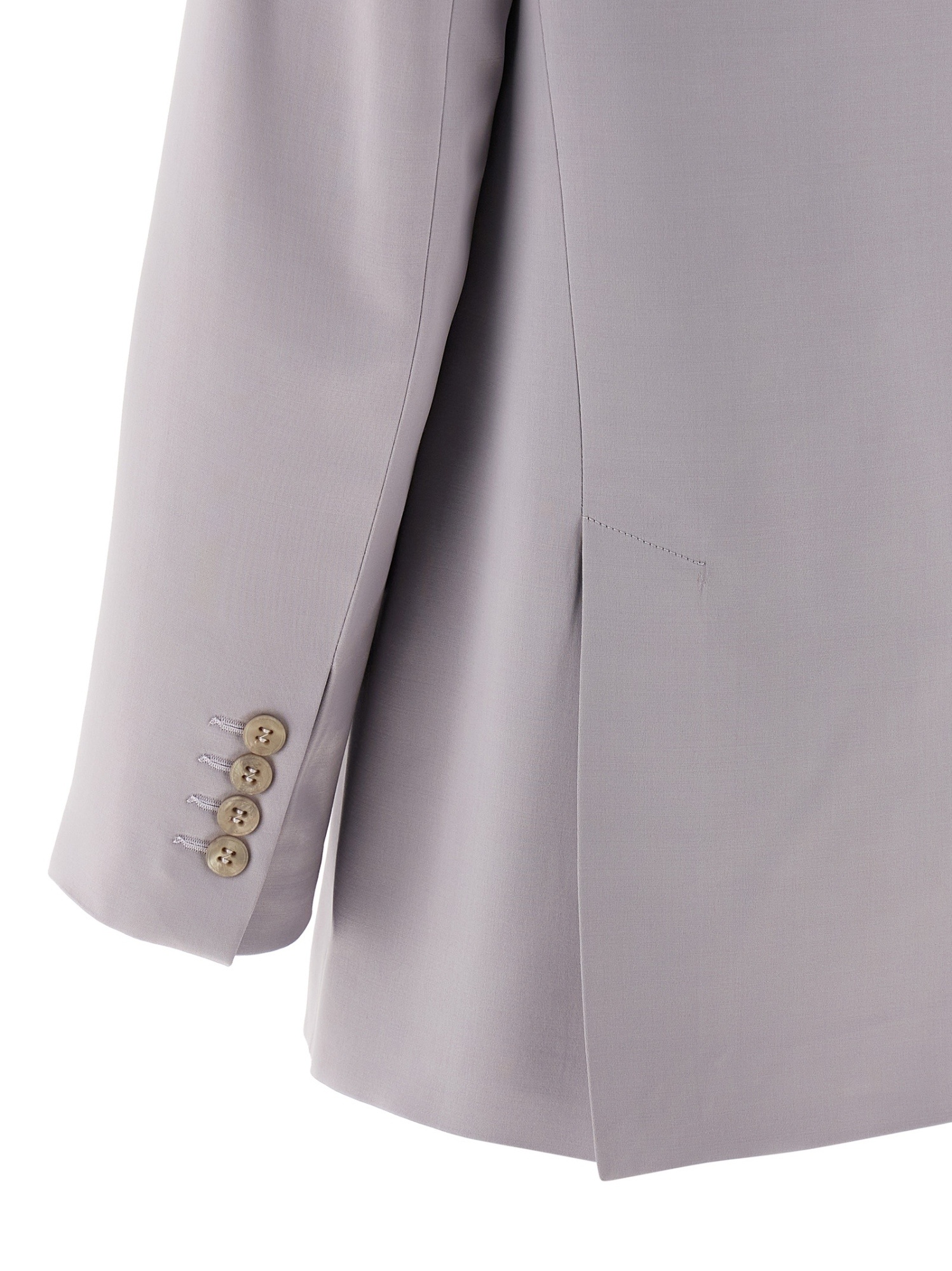 Peserico Lace-up Dress Coat In Gray