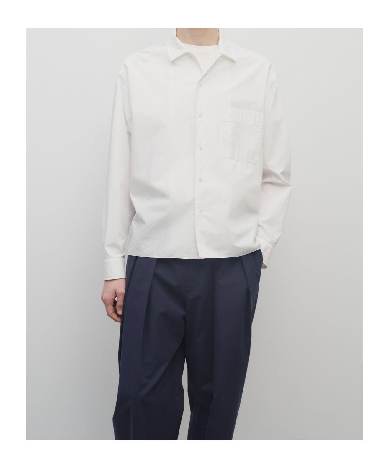 The Row Elijas Cotton Shirt