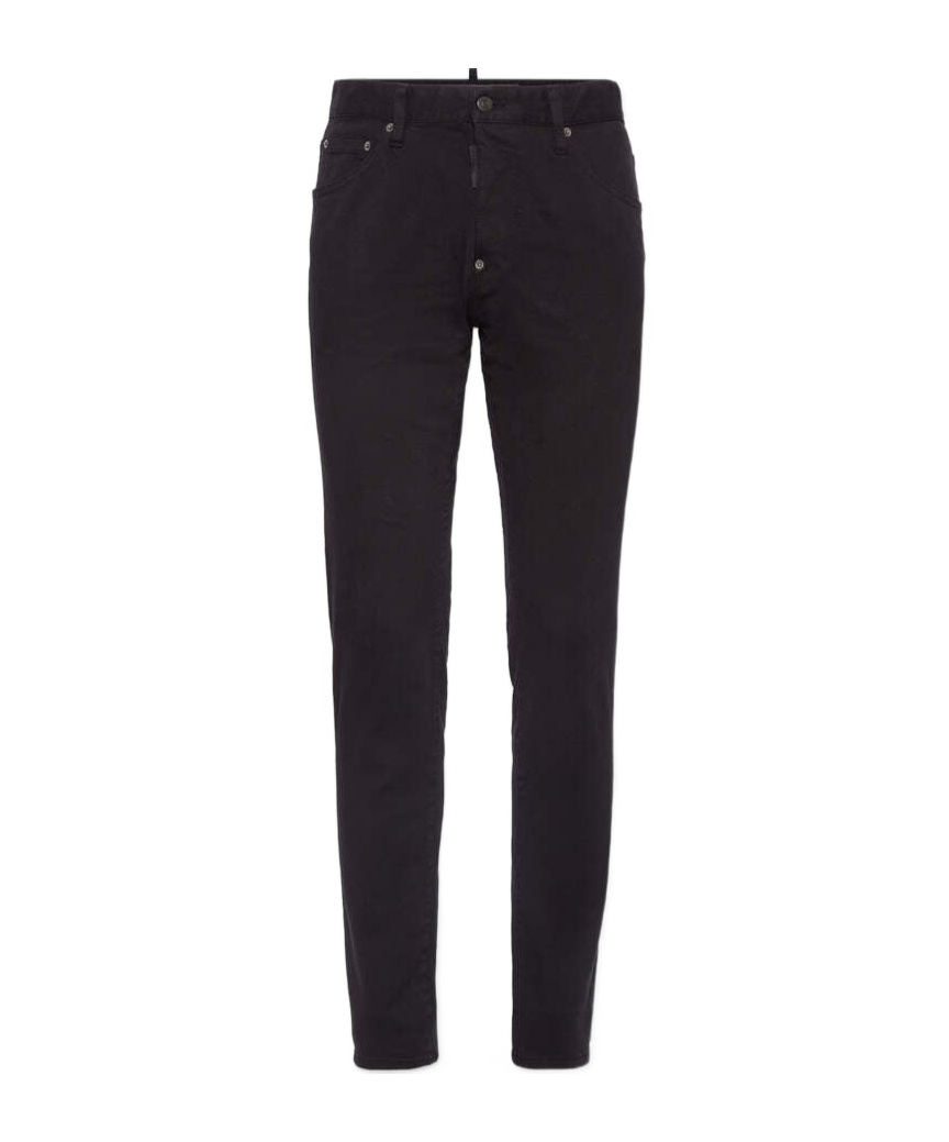 Dsquared2 Belt-loop Jeans In Black
