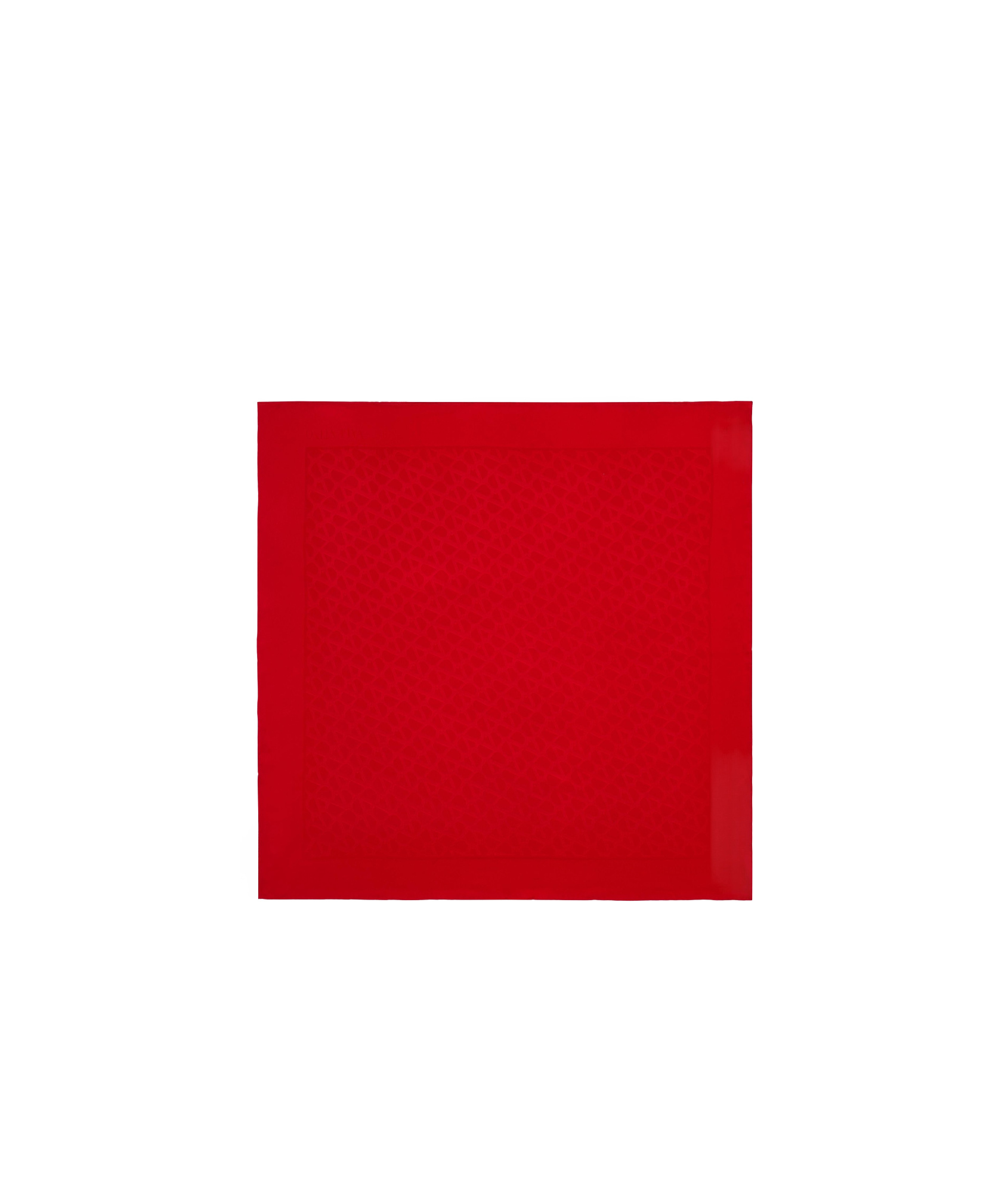 Valentino Square Scarf In Red