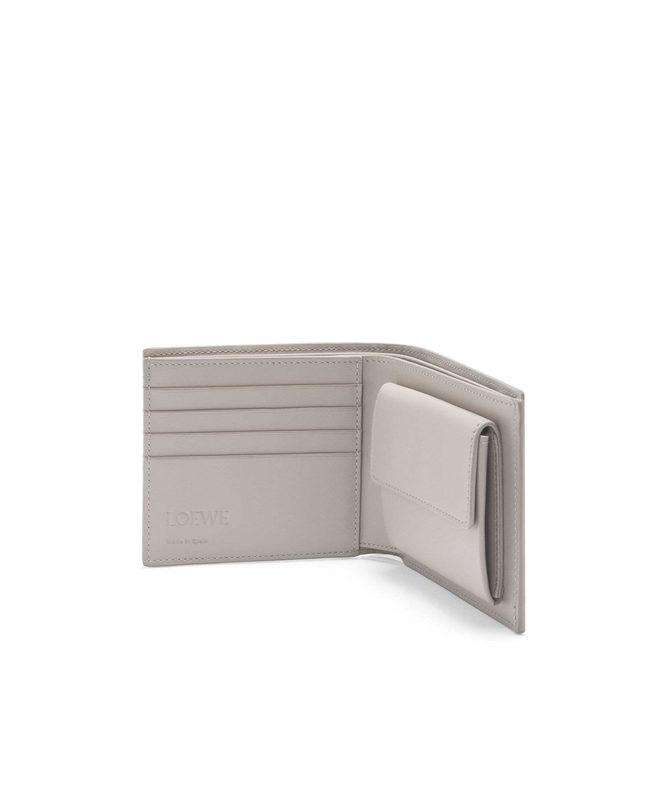 Loewe Double-fold Wallet In Gray