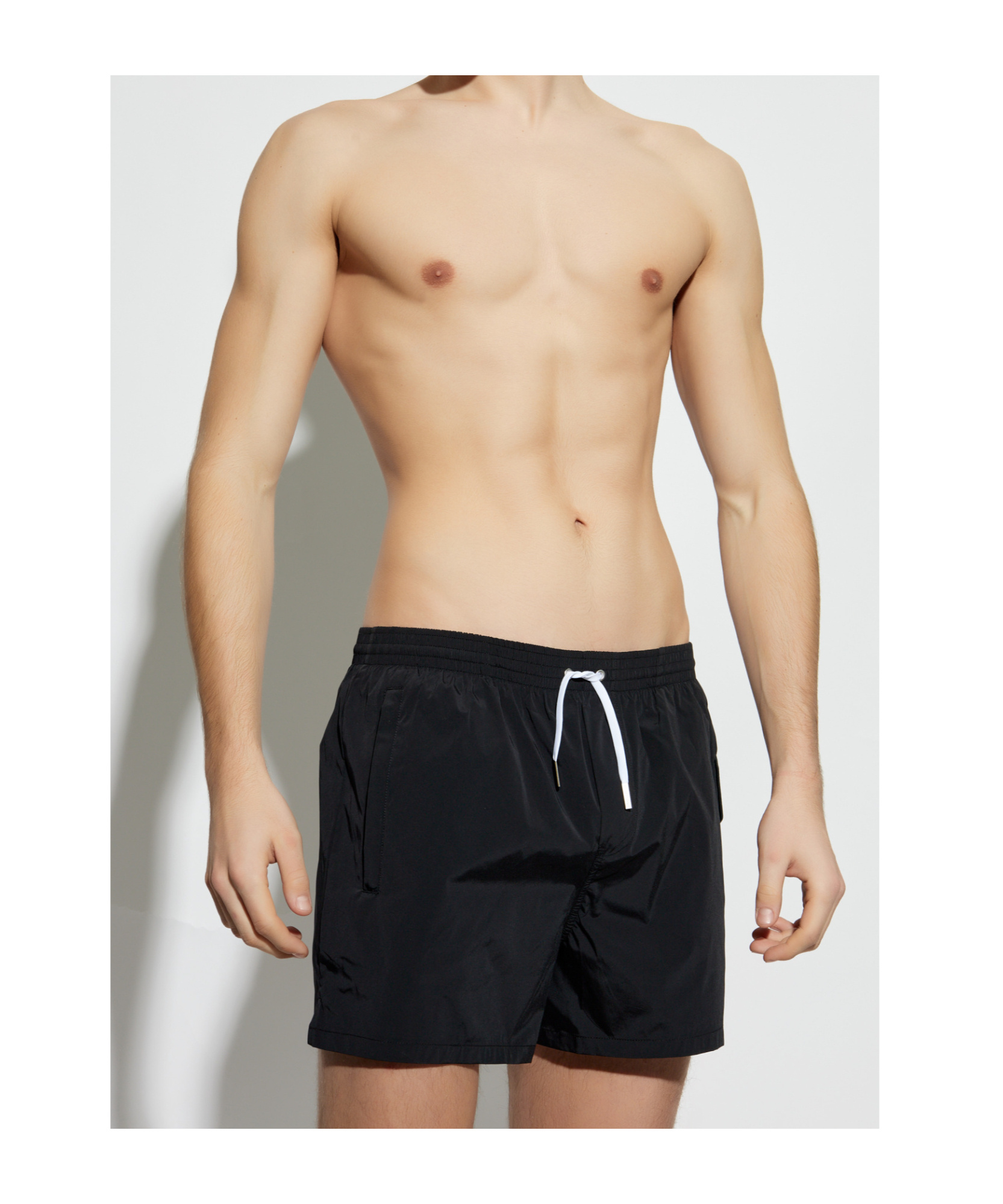 Dsquared2 Elastic Waist Shorts In Black