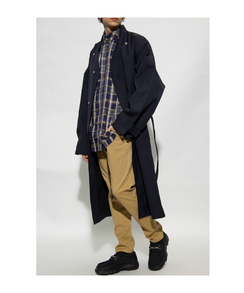 Diesel D-krooley Tapered Trousers In Brown