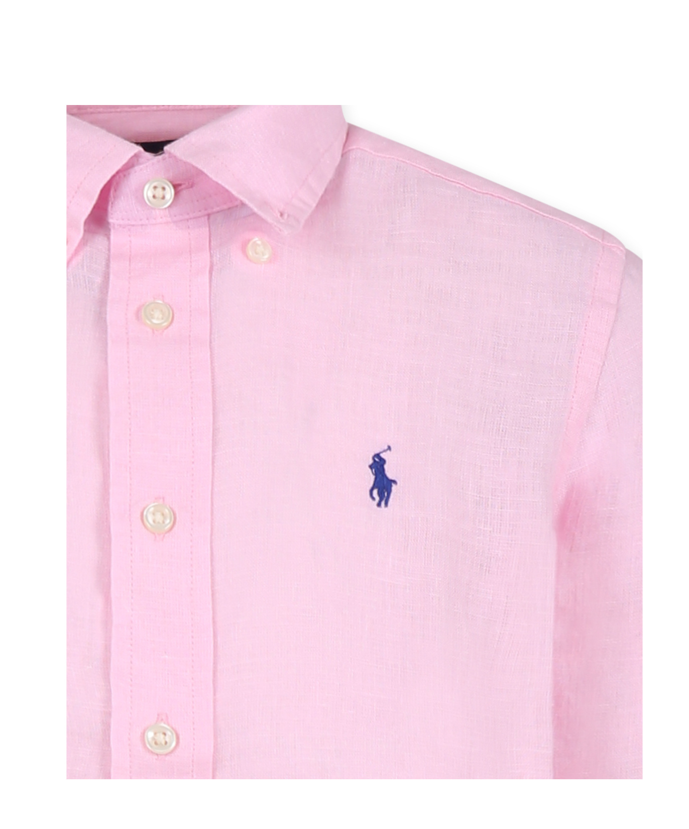 Polo Ralph Lauren Long-sleeved Shirt In Pink