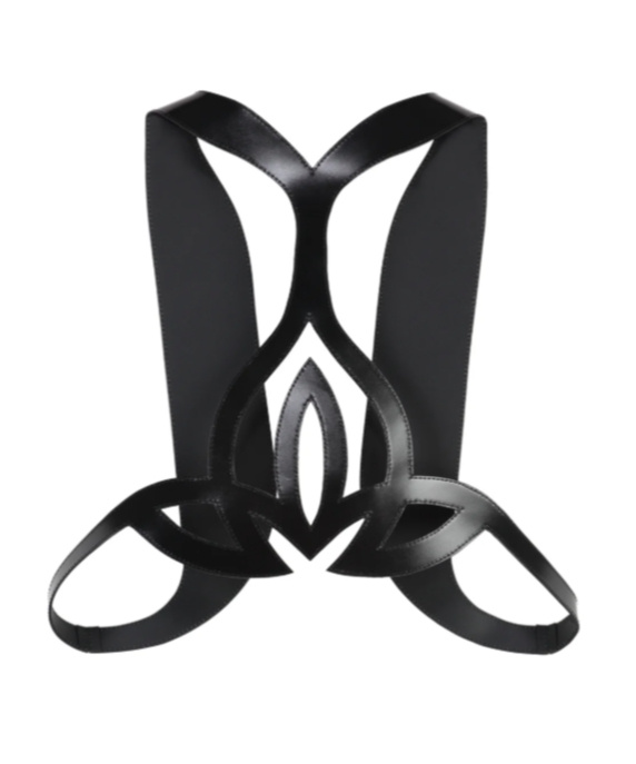 Alexander Mcqueen Leather Vest In Black