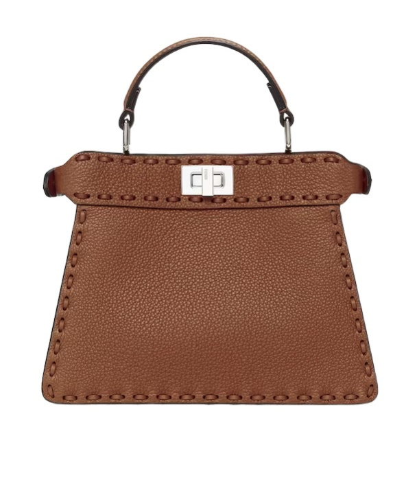 Fendi Peekaboo Iseeu Mini Bag In Brown