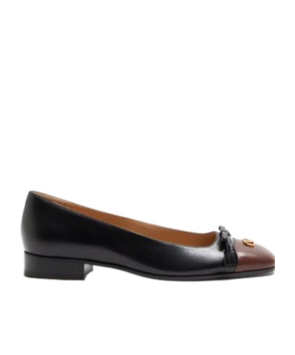 Valentino Valet Du Roi Ballet Flats In Black