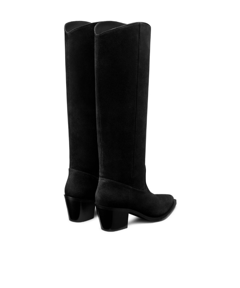 STUART WEITZMAN THICK HEELED SHORT BOOTS
