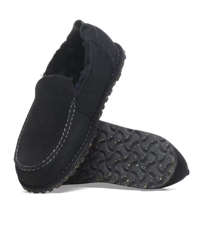 Birkenstock Utti Shearling In Black