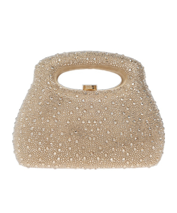 Shop Cult Gaia Embellished Handbag In Nude