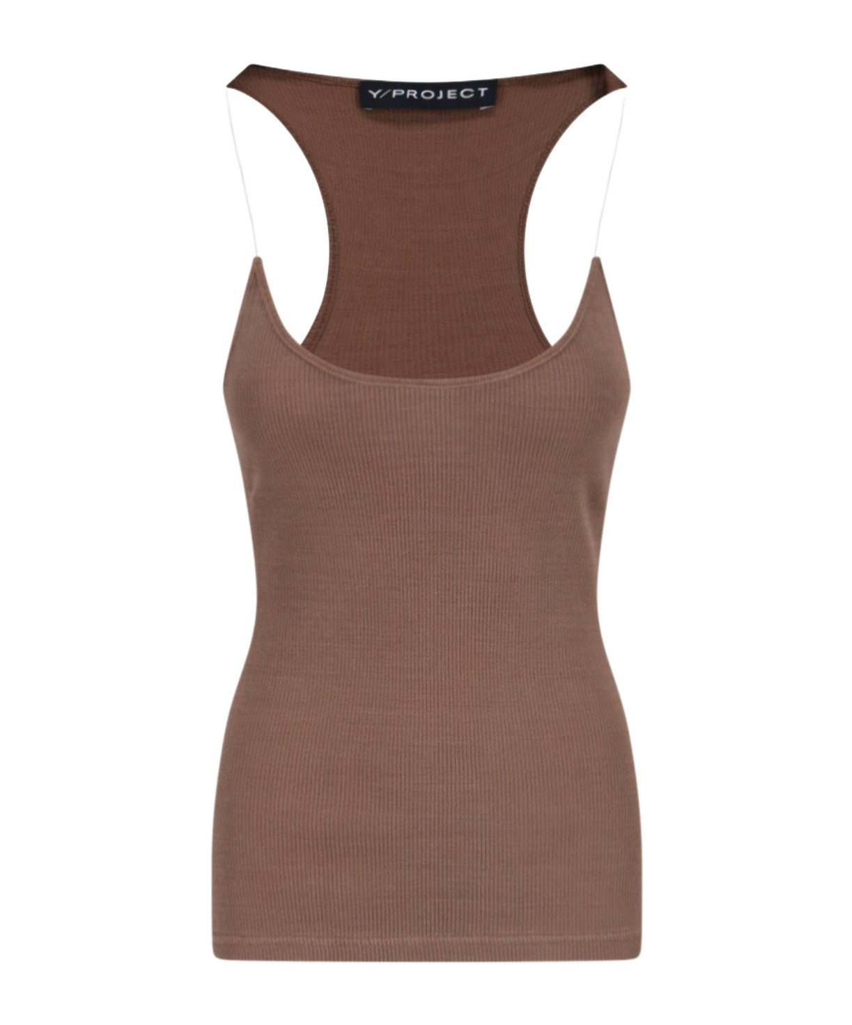 Y/project Traceless Vest In Brown