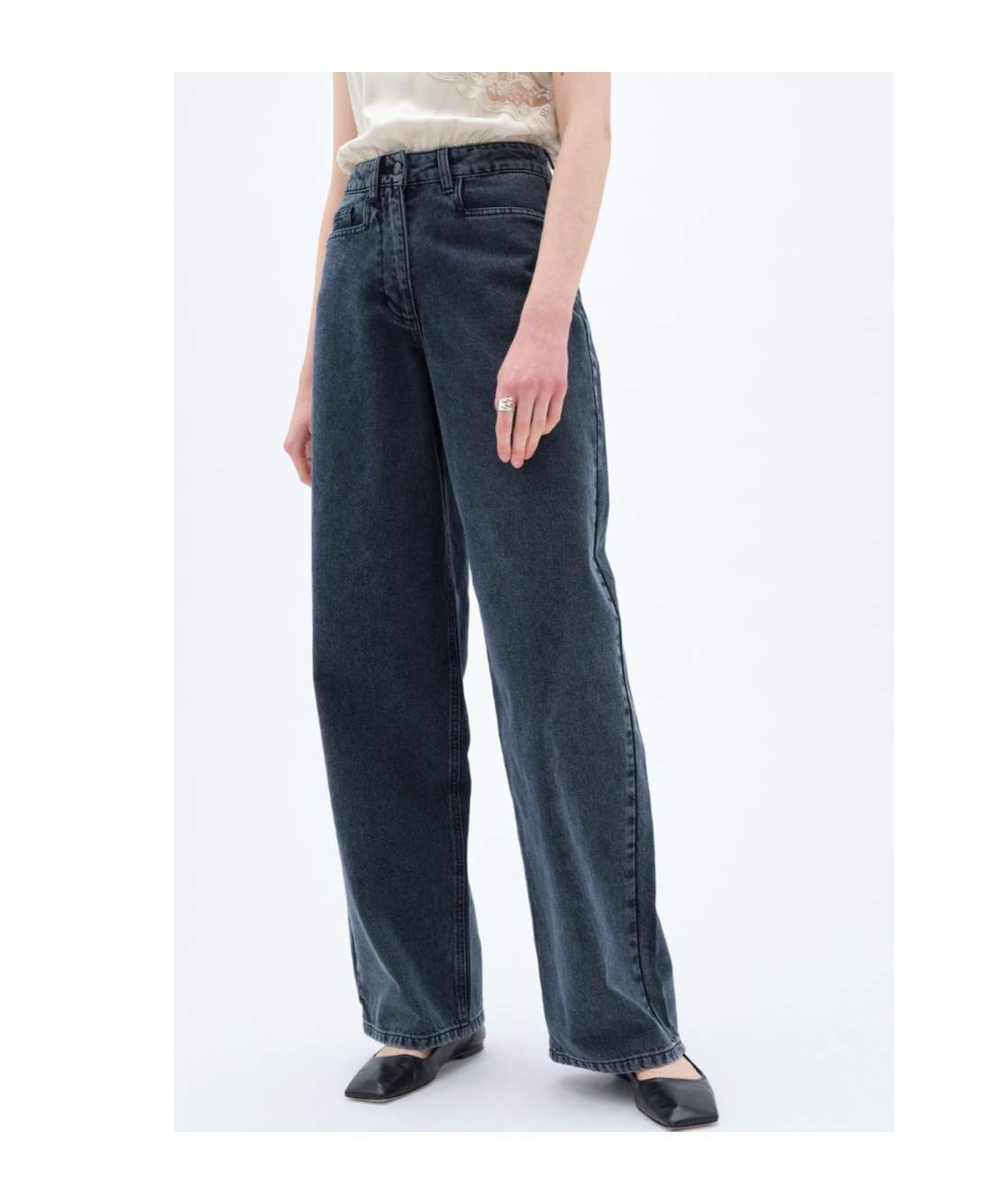 Remain Birger Christensen Five Pocket Wrangler Jeans In Blue