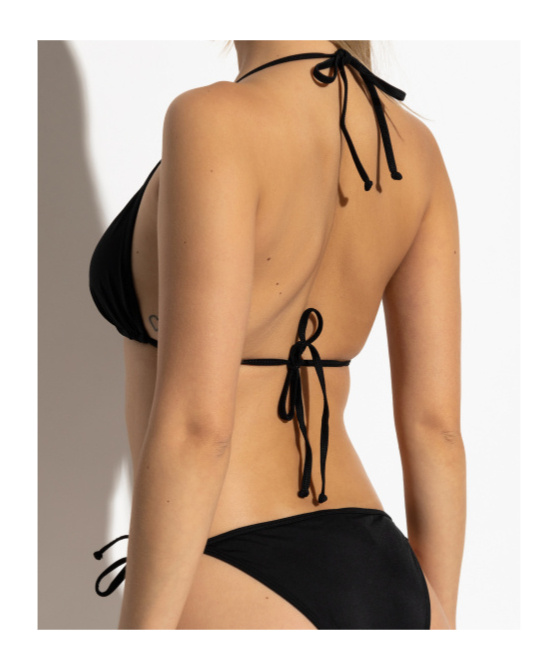 Shop Diesel Sees-t-dnm Bikini Top In Black