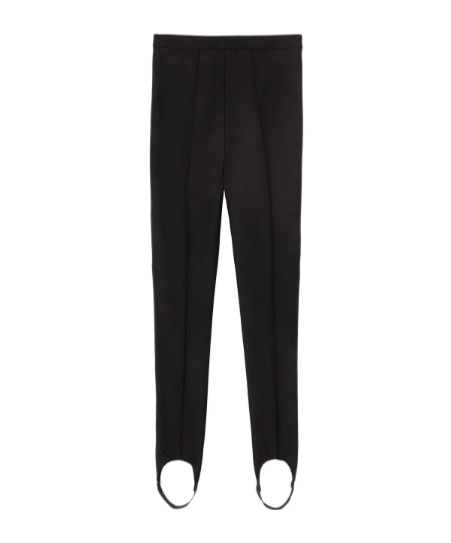 Pinko Creased Straight-leg Trousers In Black