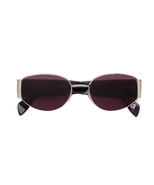 Retrosuperfuture Full Frame Sunglasses In Metallic