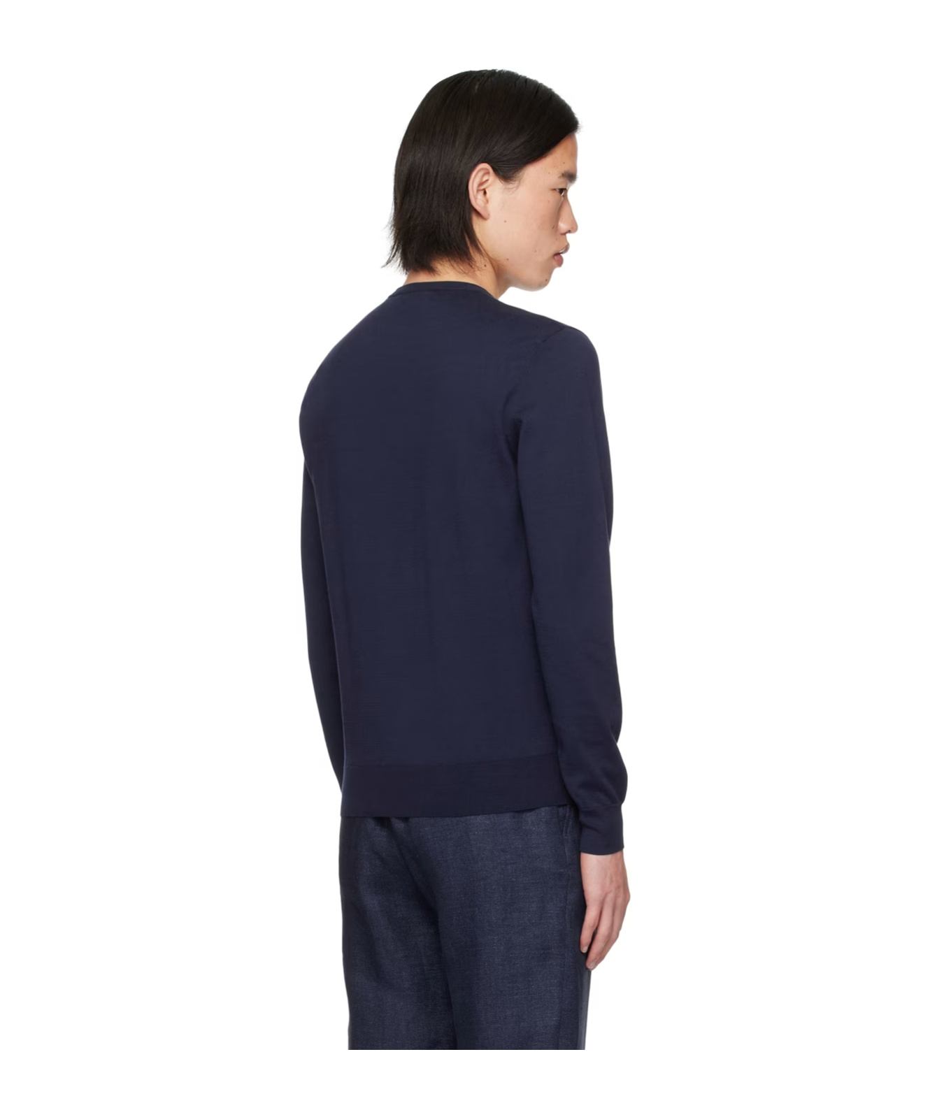 POLO RALPH LAUREN RIB ROUND NECK SWEATER