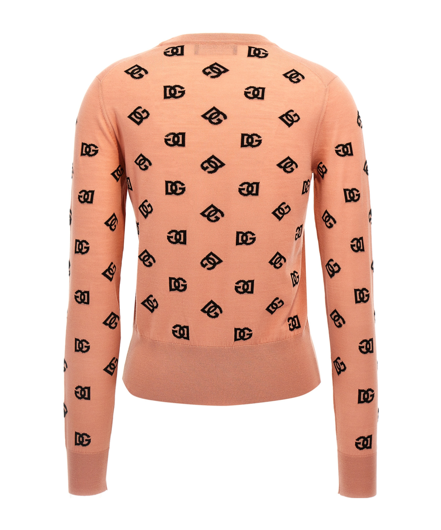 Dolce & Gabbana Logo Sweater Sweaters And Cardigans Pink In Pink