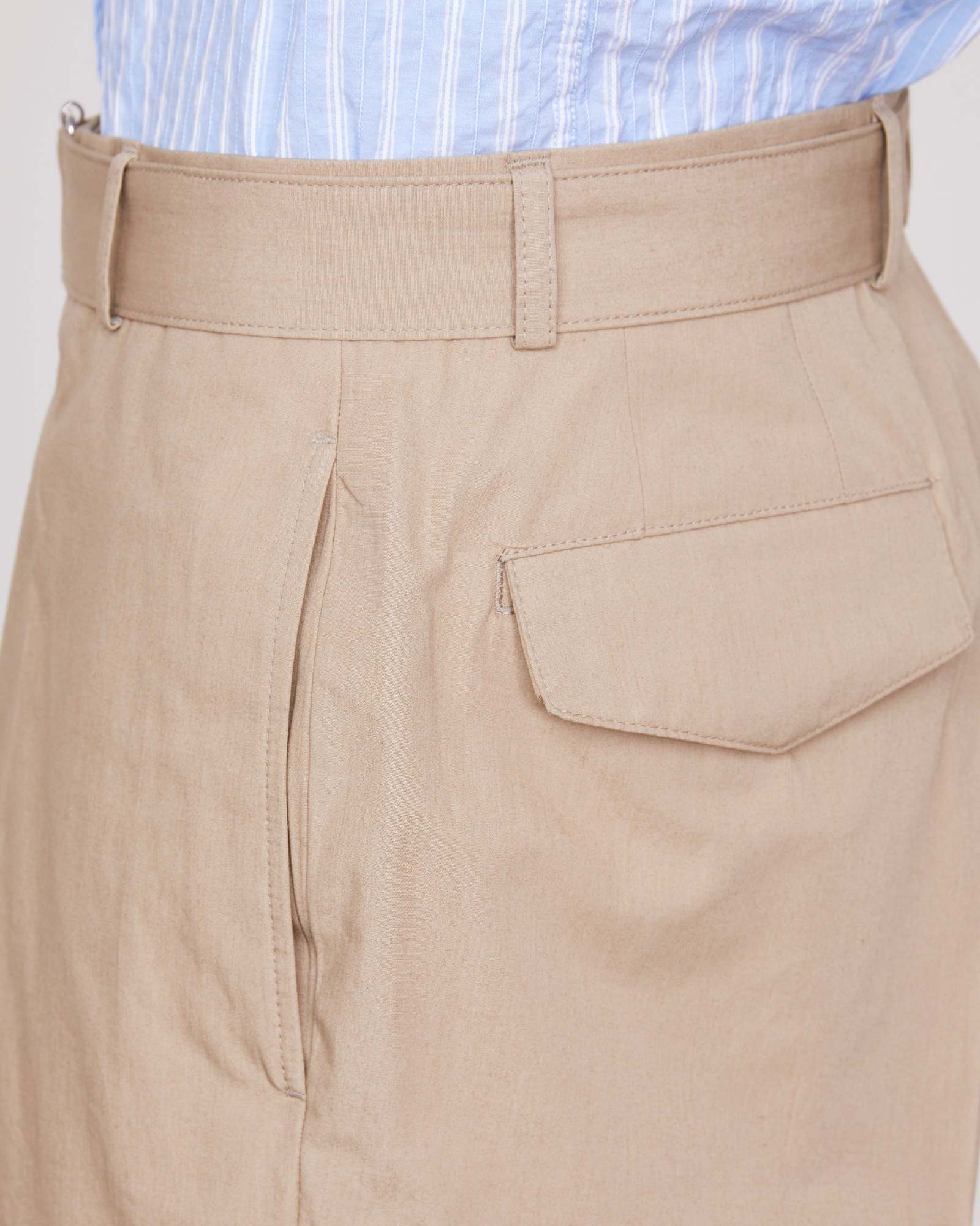 OFFICINE GENERALE BELT LOOPS SLACKS