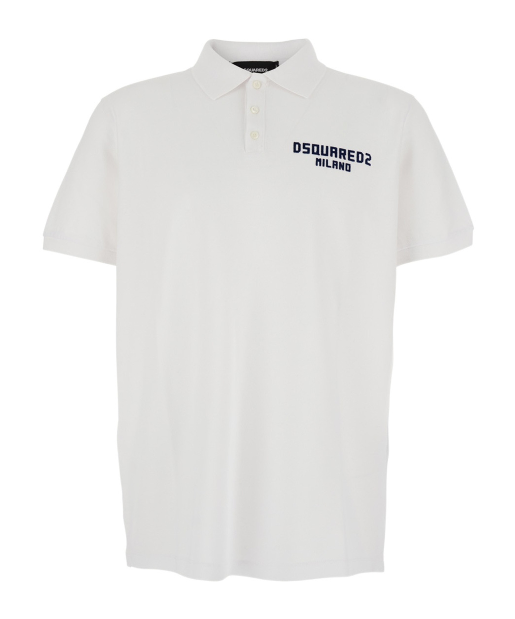 Dsquared2 Short-sleeved Polo Shirt In White