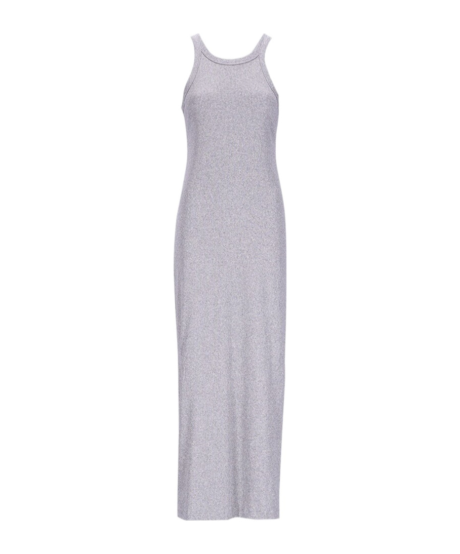 Shop Totême Sleeveless Vest Dress In Gray