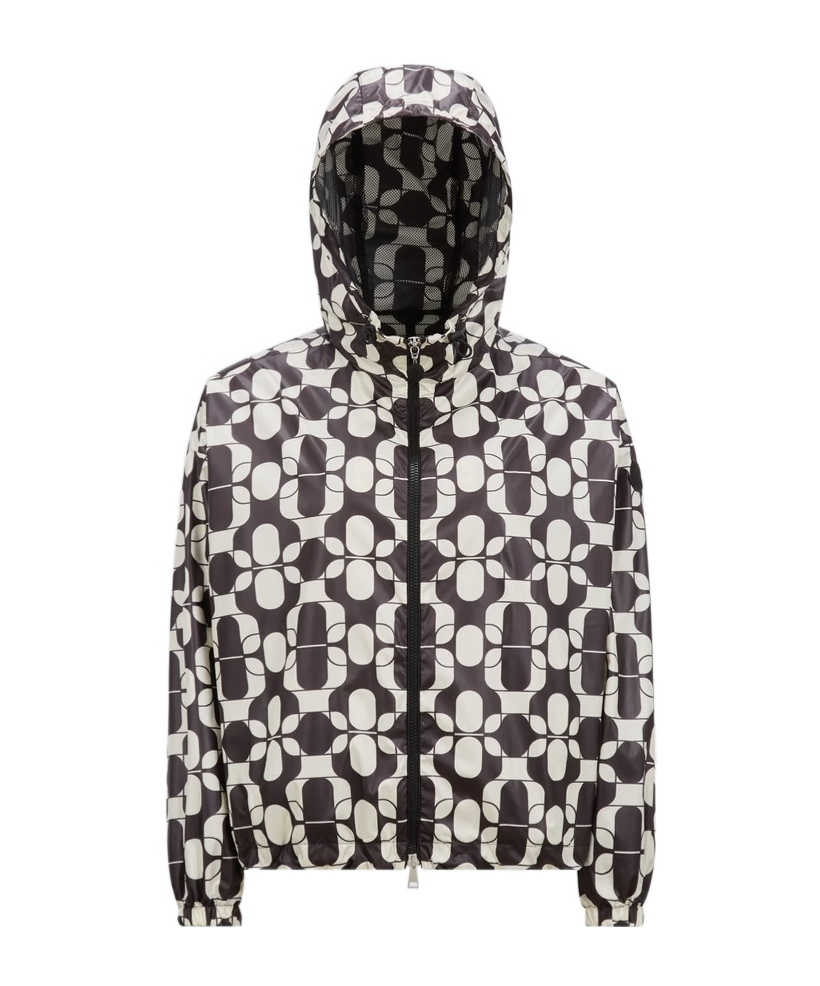 Moncler Women Pichon Printed Jacket In Black
