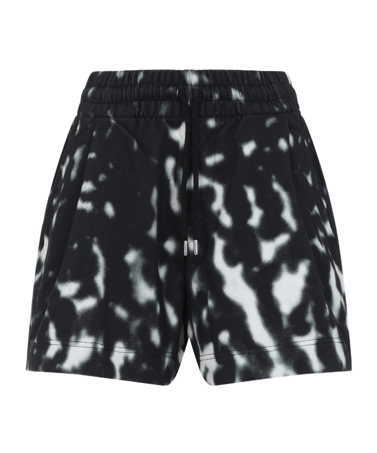 Shop Dries Van Noten Printed Cotton Shorts In Black