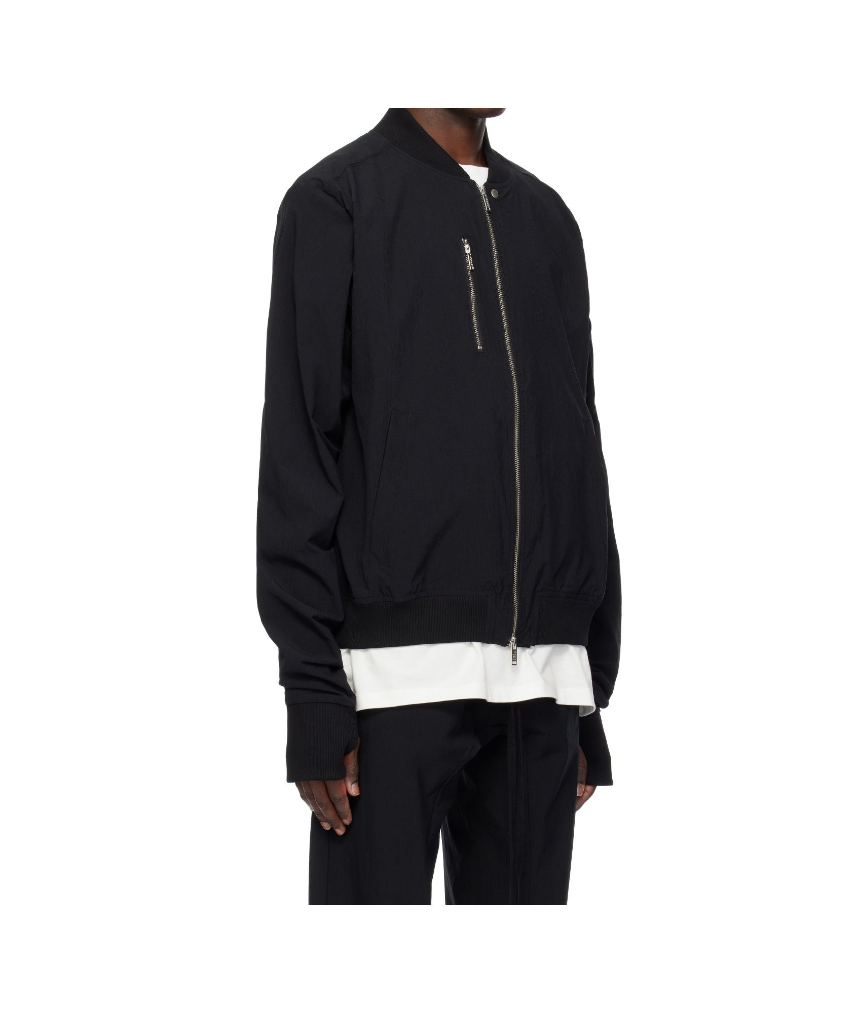 Thom Krom Men Jacket Full Zip Clothing In Black