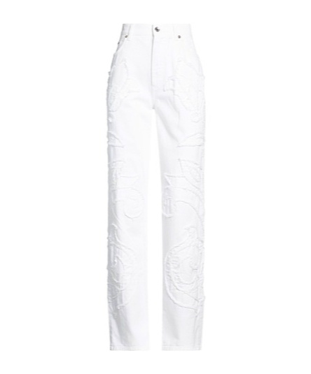 Dolce & Gabbana Straight-leg Jeans In White