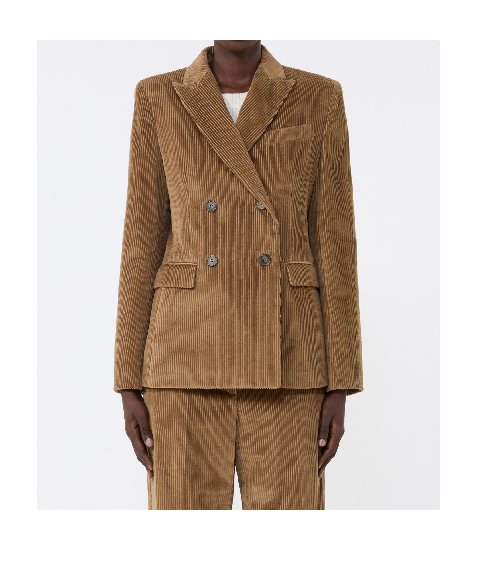 Weekend Max Mara Double-breasted Blazer In Blue