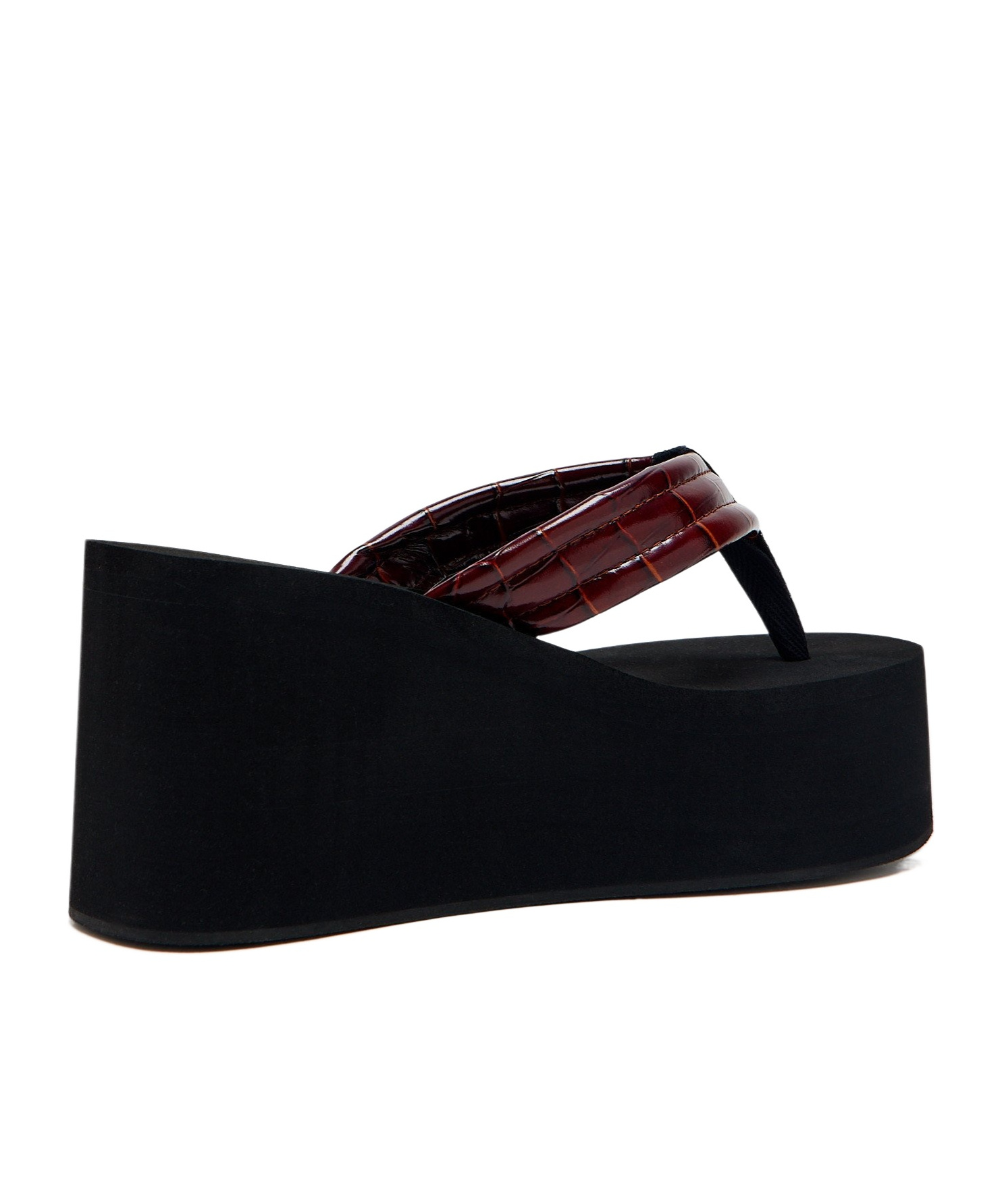 Shop Coperni Flip-flops With Wedges And Thick Soles In Black