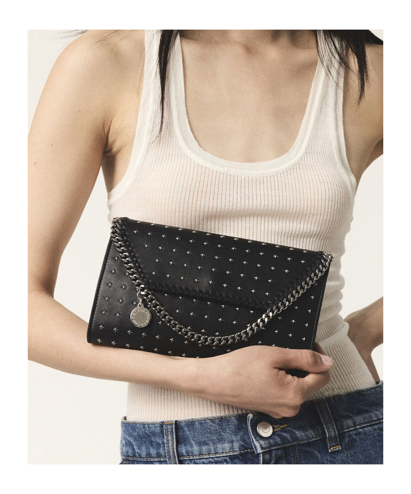 Stella Mccartney Limited-edition Falabella Star Studs Wallet Crossbody Bag