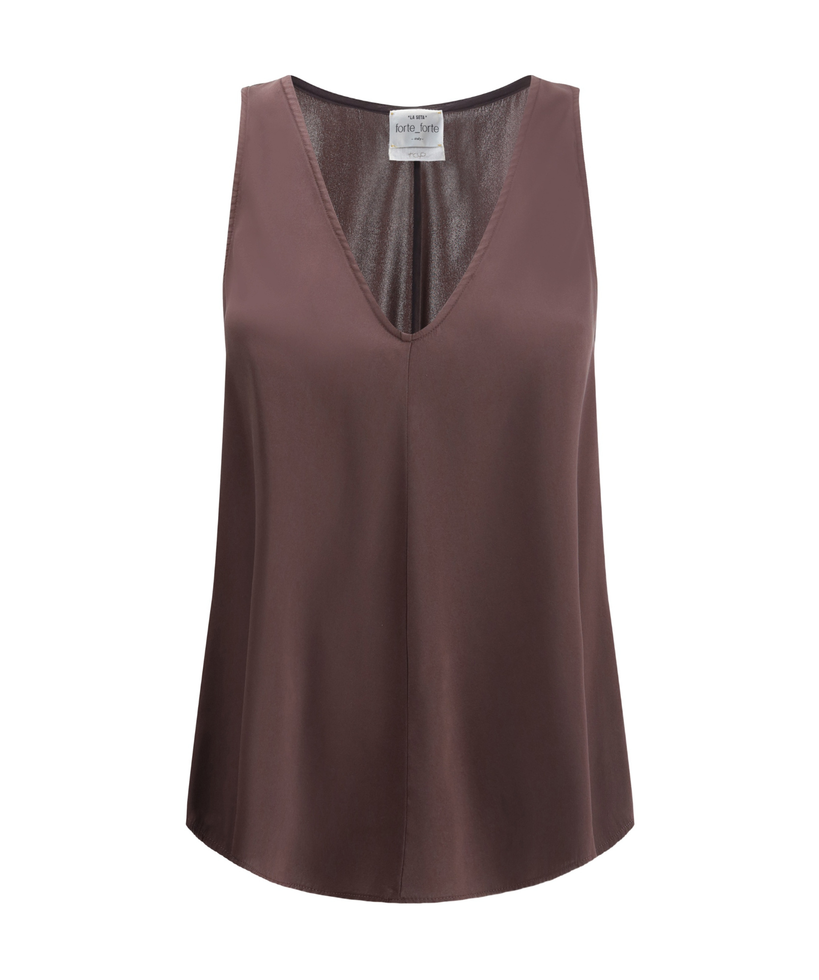 FORTE FORTE SILK-SATIN TOP 