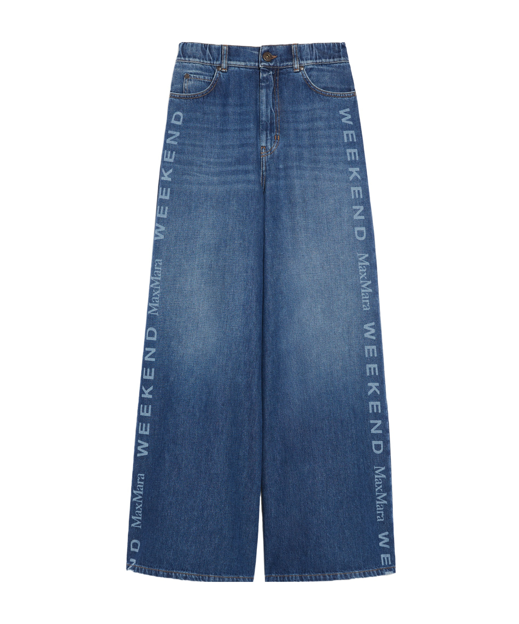 Weekend Max Mara Belt-loop Jeans In Blue