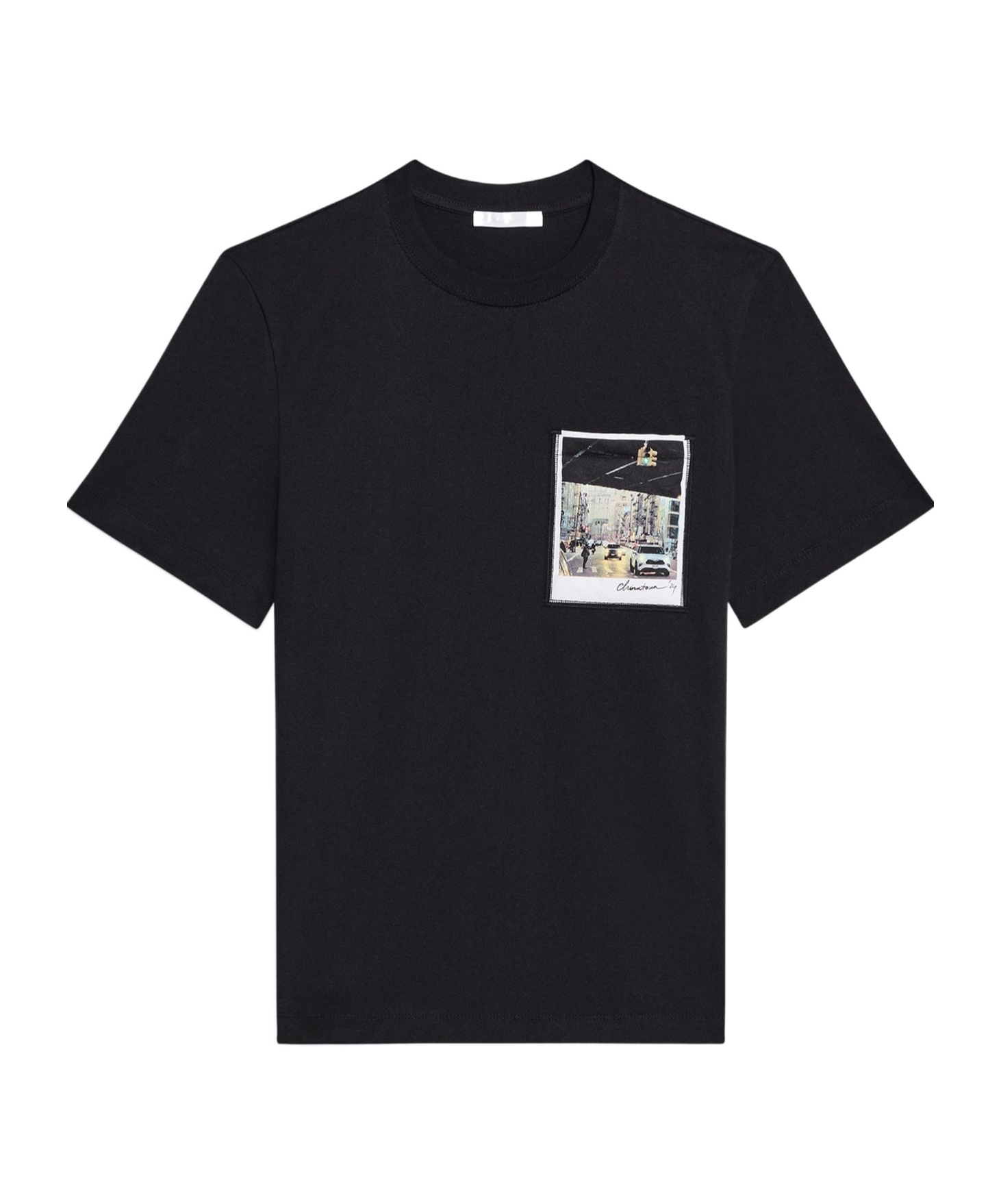 Helmut Lang Graphic Print T-shirt In Black